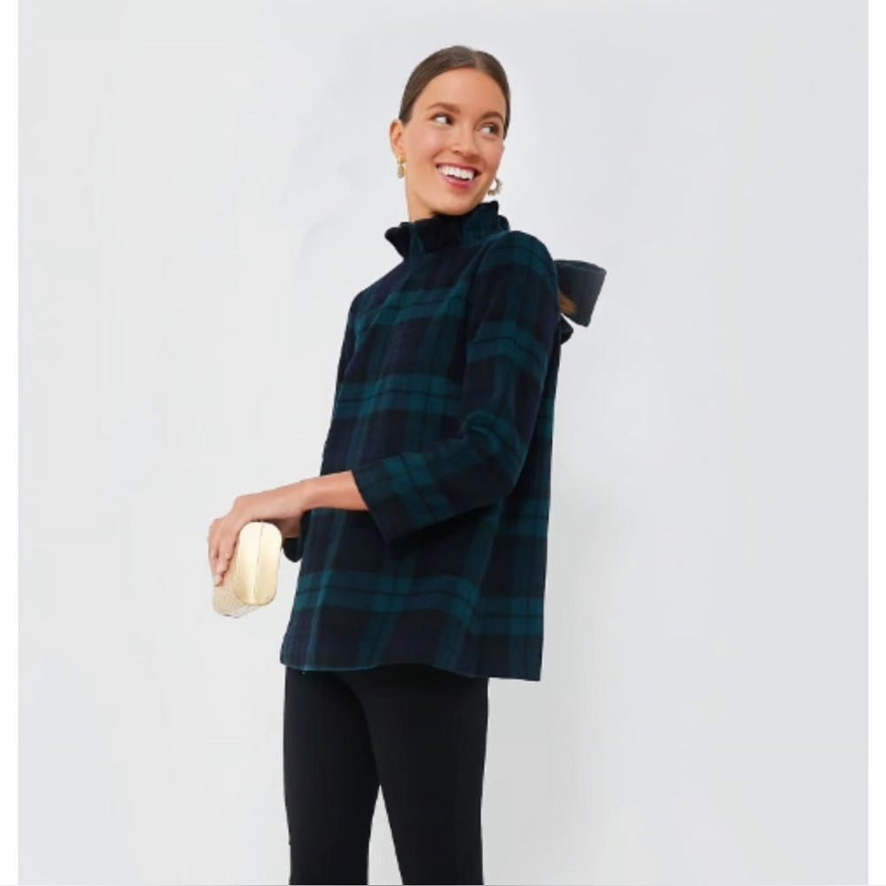 Tuckernuck Blackwatch Plaid Faye Blouse